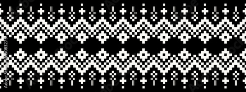 Traditional tribal or Modern native ikat pattern. Geometric ethnic background for pattern seamless design or wallpaper.