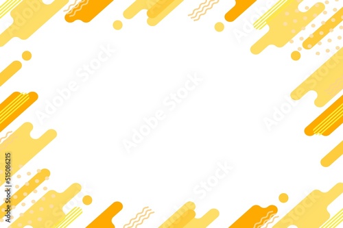 幾何学　フレーム　イエロー
