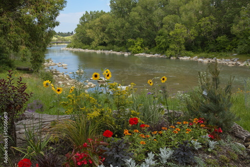 Bow River in Calgary,Alberta Province,Canada,North Americ
 photo