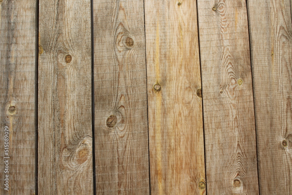 Naklejka premium Wooden planks paneling full frame