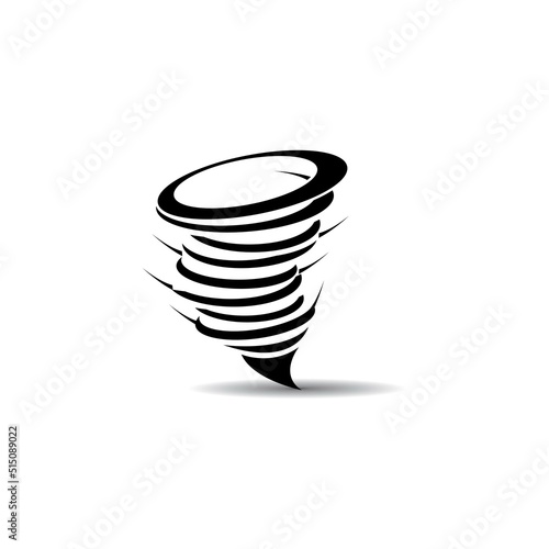tornado icon logo vector design