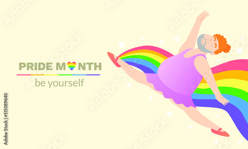 be yourself lgbt rainbow