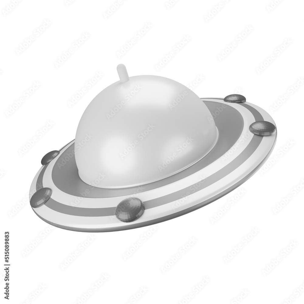 3D illustration ufo 3D illustration ufo