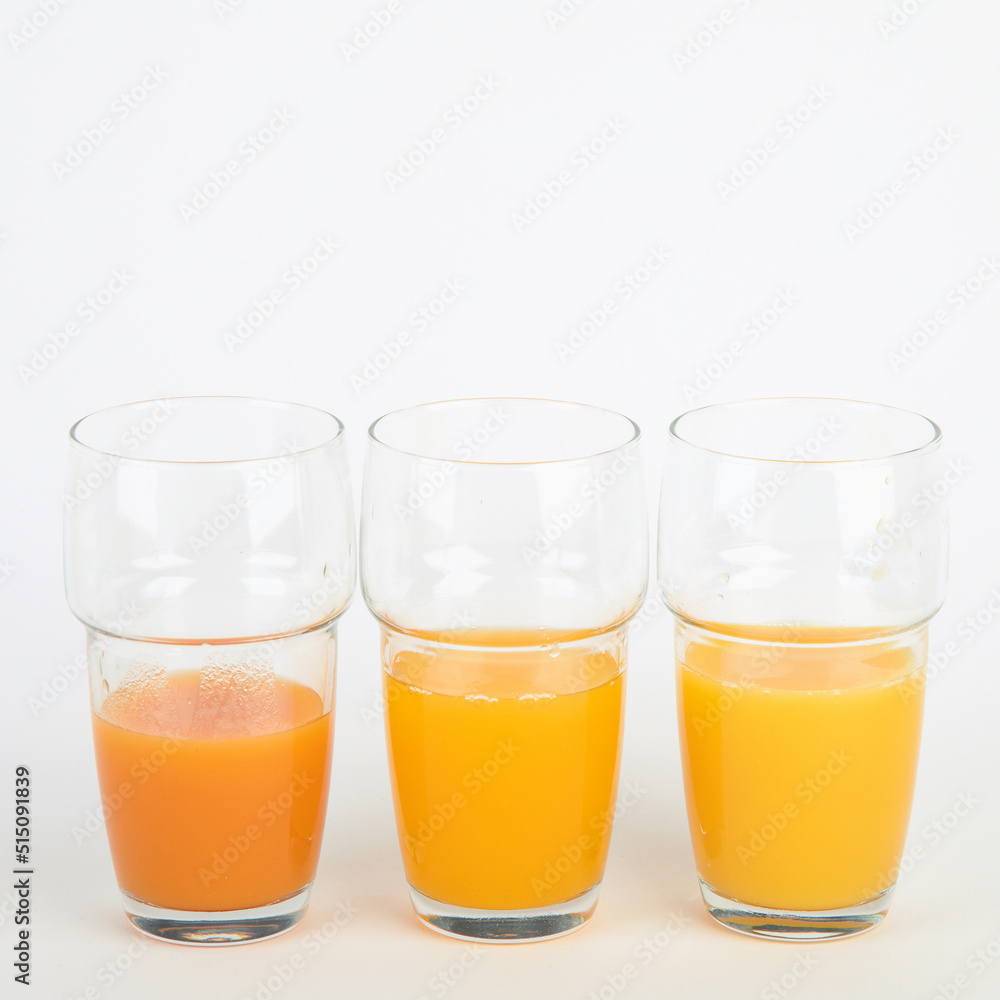 Fruit juices assortment on light background. Fruit juices assortment on light background.