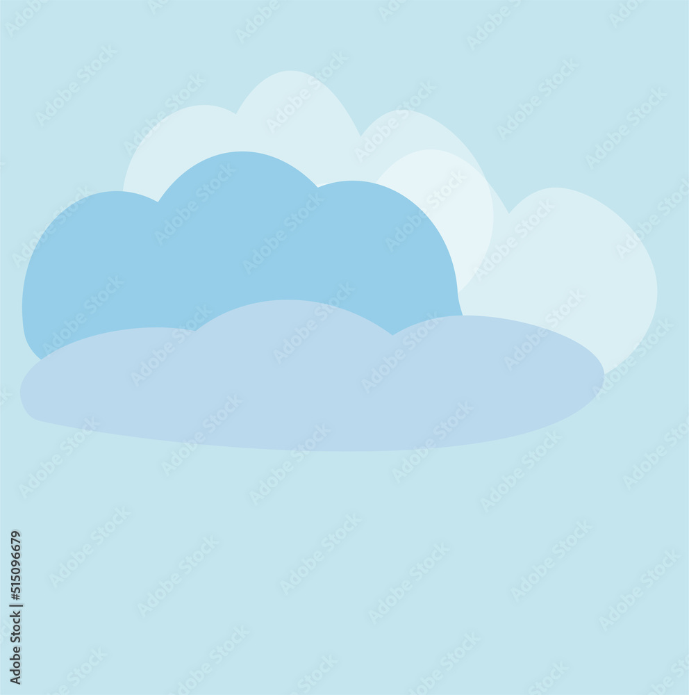 multicolored clouds on a blue sky, banner, template for your wallpaper design, walls, wrappers, presentation multicolored clouds on a blue sky, banner, template for your wallpaper design, walls, wrappers, presentation