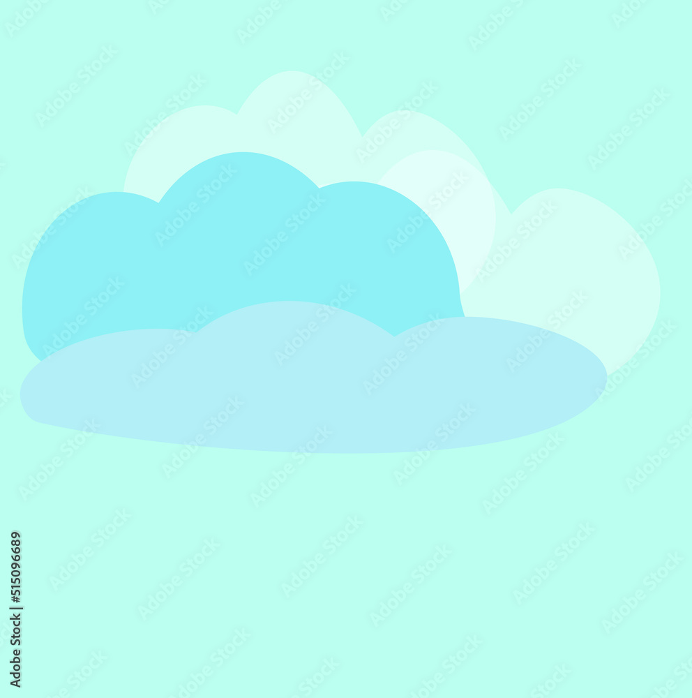 multicolored clouds on a blue sky, banner, template for your wallpaper design, walls, wrappers, presentation multicolored clouds on a blue sky, banner, template for your wallpaper design, walls, wrappers, presentation