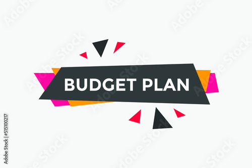 Budget planning and financial concept vector illustration
