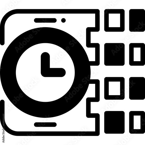 decomposition solid line icon