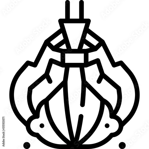claw line icon