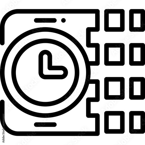 decomposition line icon