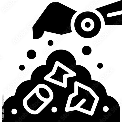 landfill solid icon