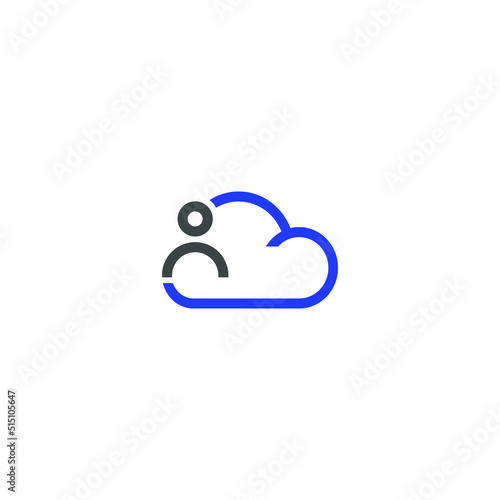 cloud storage logo and icon