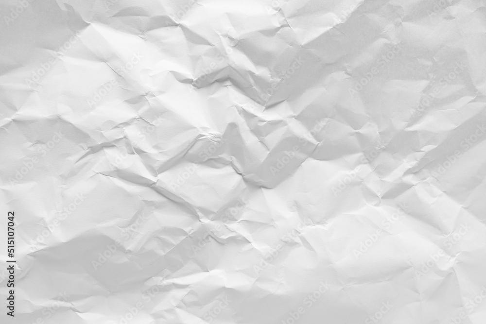White crumpled paper texture background, clean white wrinkled paper, top view. White crumpled paper texture background, clean white wrinkled paper, top view.