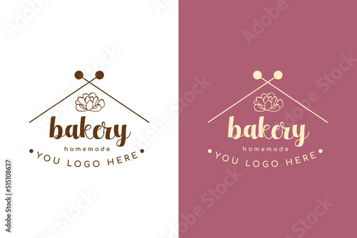 homemade bakery logo template