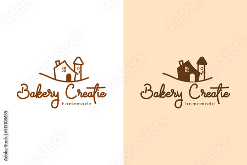 homemade bakery logo template