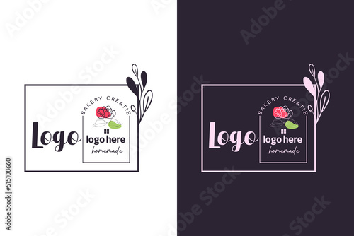 homemade bakery logo template