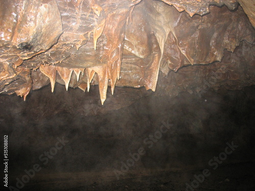 CHKO Moravian karst Byci skala, Bull rock,Rajbas, Moravsky kras, Czech republic, Europe, Karst casves exploration, underground river
 photo