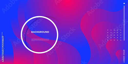 Vector Colorful gradient abstract minimalist background for banner and landing page