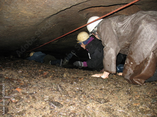 CHKO Moravian karst Byci skala, Bull rock,Rajbas, Moravsky kras, Czech republic, Europe, Karst casves exploration, underground river
 photo