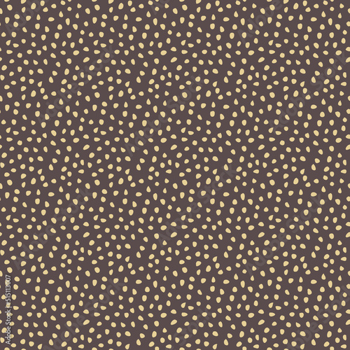 Wallpaper Mural Seamless background with random golden elements. Abstract ornament. Dotted abstract pattern Torontodigital.ca