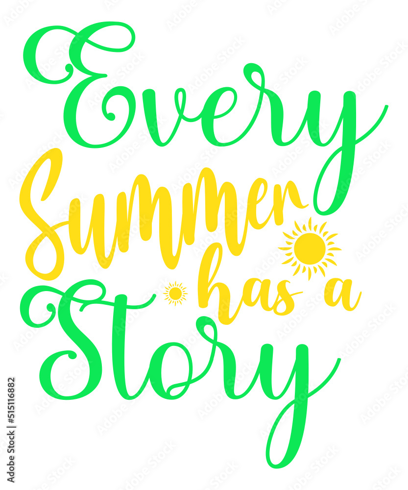 Fototapeta premium Summer Svg ,Summer Svg Bundle, Summer T-Shirt