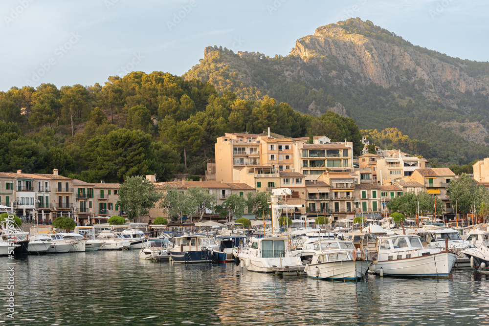 Port Soller on the island of Majorca Port Soller on the island of Majorca