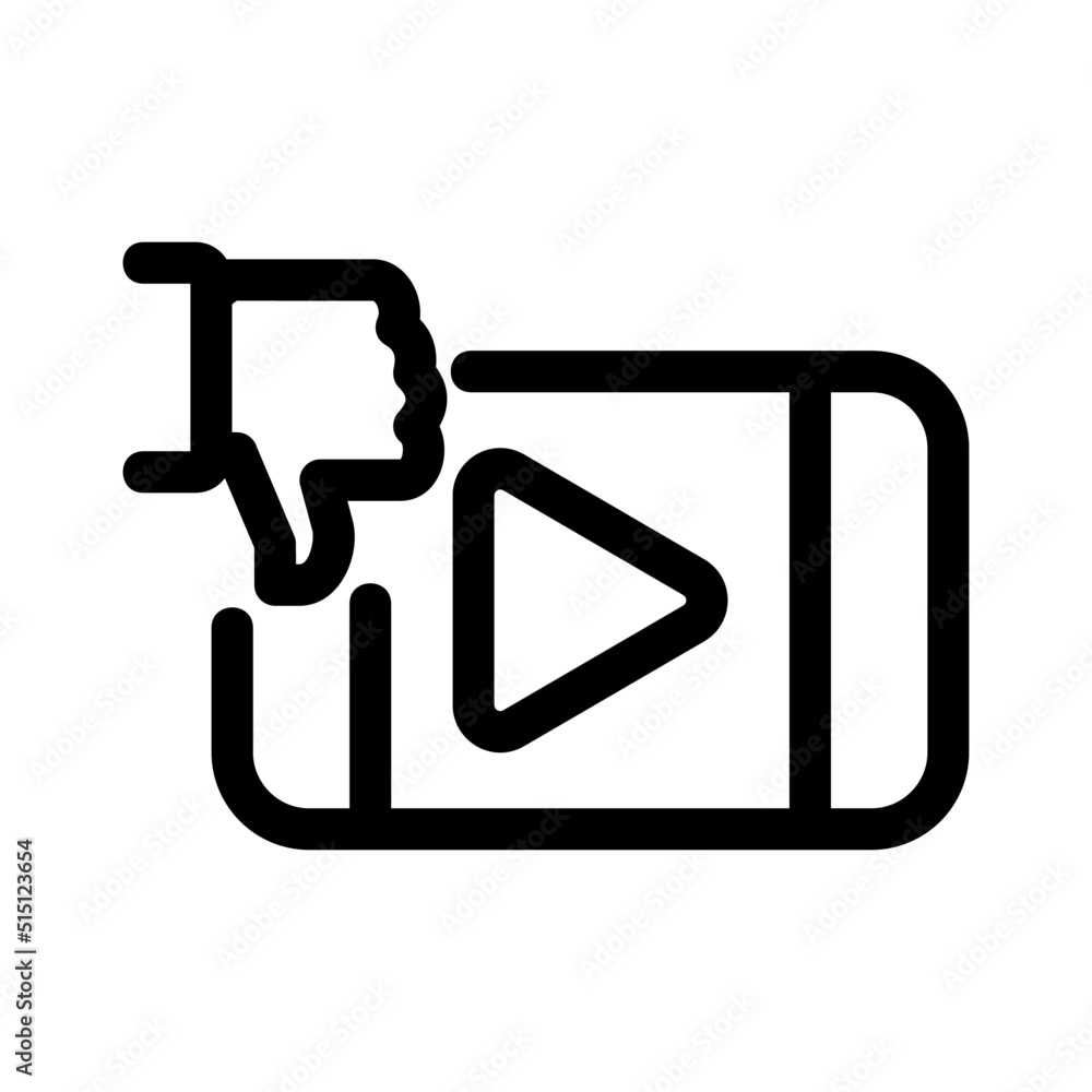 dislike video icon or logo isolated sign symbol vector illustration - high quality black style vector icons
dislike video icon or logo isolated sign symbol vector illustration - high quality black style vector icons