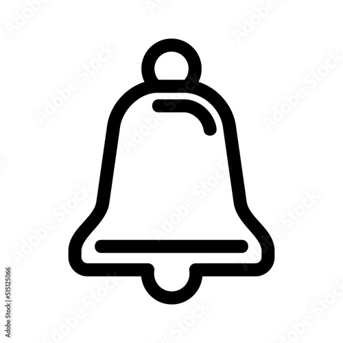 notification bell  icon or logo isolated sign symbol vector illustration - high quality black style vector icons
