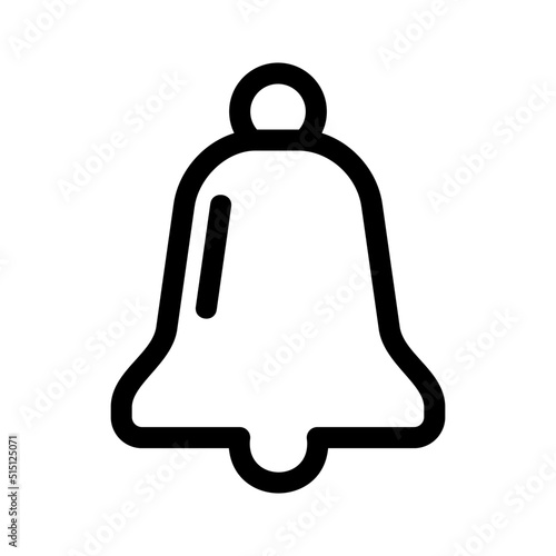 notification bell  icon or logo isolated sign symbol vector illustration - high quality black style vector icons
