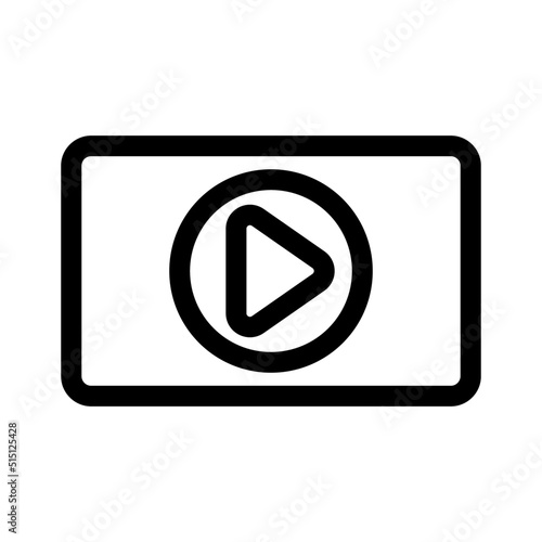 Free Download play video icon or logo isolated sign symbol vector illustration - high quality black style vector icons
 - GFXLoad