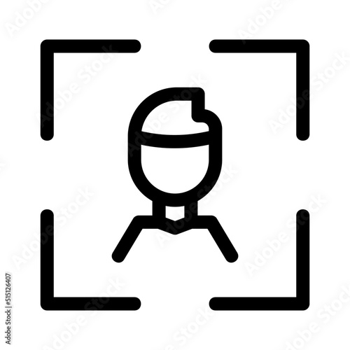 selfie icon or logo isolated sign symbol vector illustration - high quality black style vector icons

