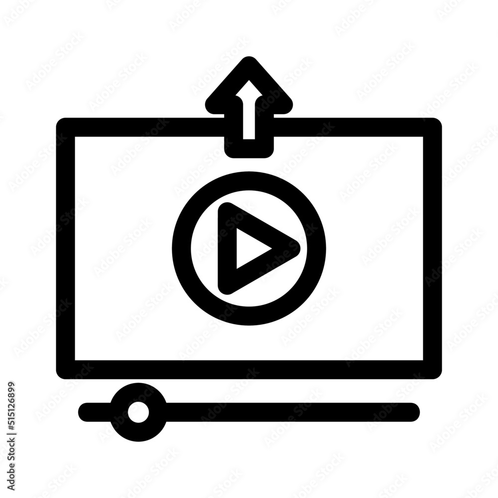 upload video icon or logo isolated sign symbol vector illustration - high quality black style vector icons
upload video icon or logo isolated sign symbol vector illustration - high quality black style vector icons