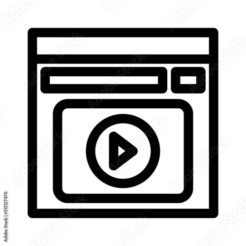 youtube icon or logo isolated sign symbol vector illustration - high quality black style vector icons

