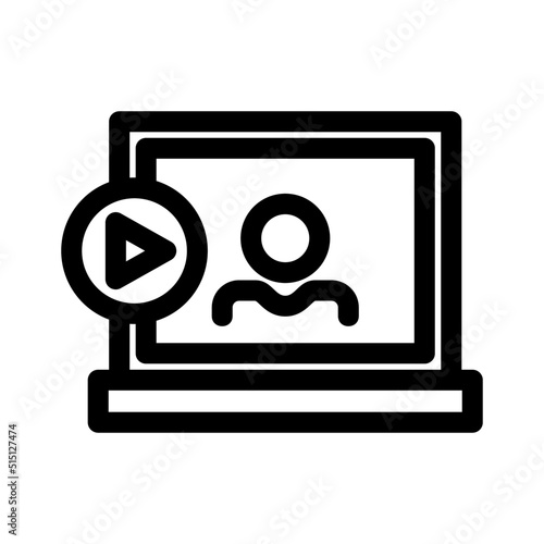 youtuber icon or logo isolated sign symbol vector illustration - high quality black style vector icons
