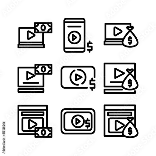 monetization icon or logo isolated sign symbol vector illustration - high quality black style vector icons
