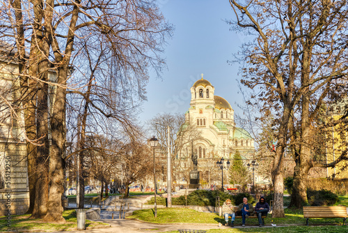 Sofia landmarks, Bulgaria, HDR Image