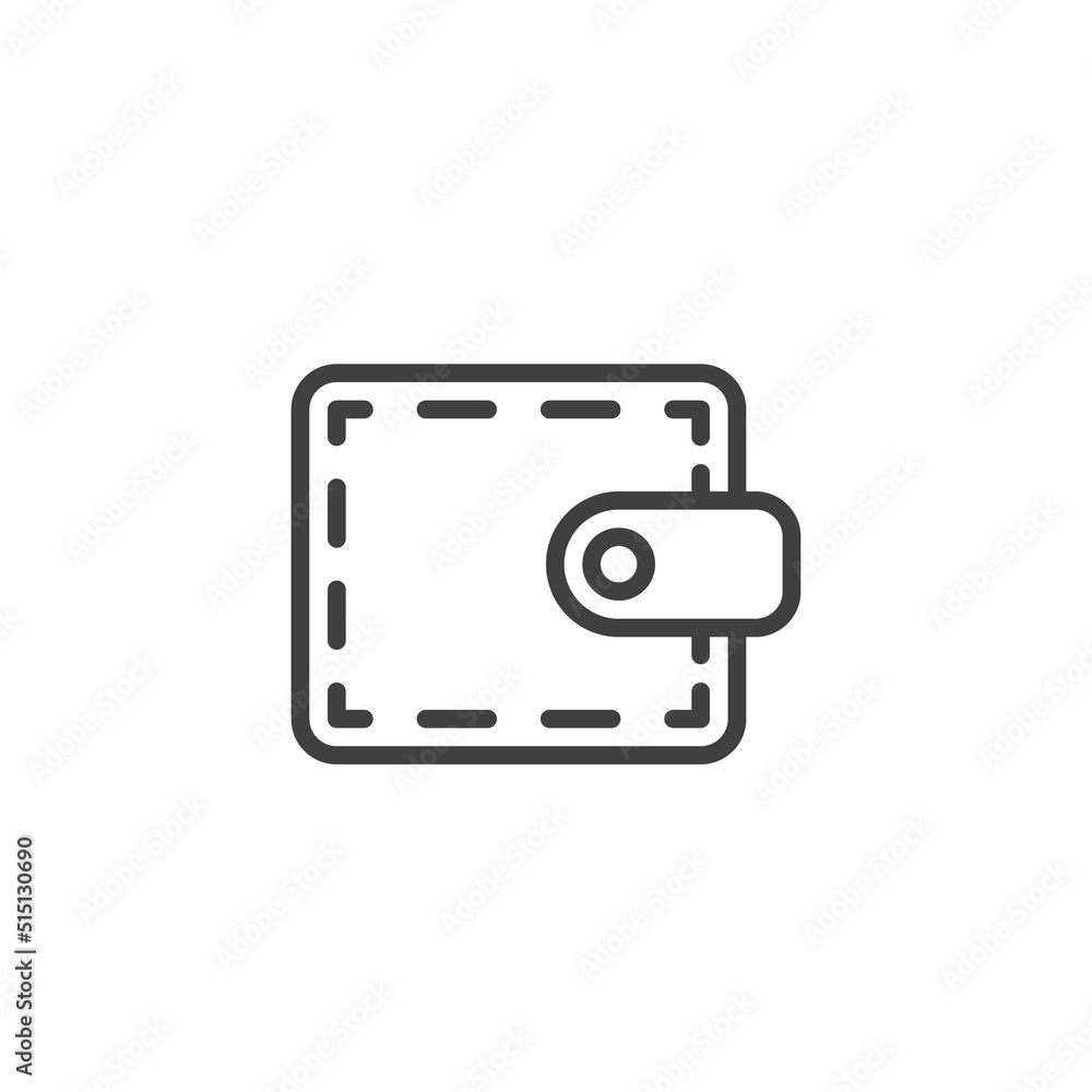 Wallet line icon Wallet line icon