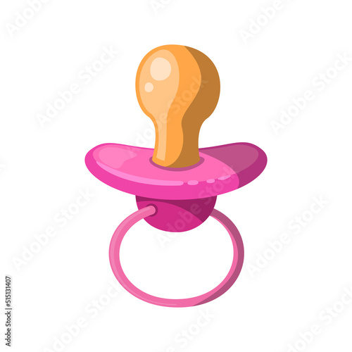 Pink Pacifier Baby Dummy Care Nipple Newborn Child