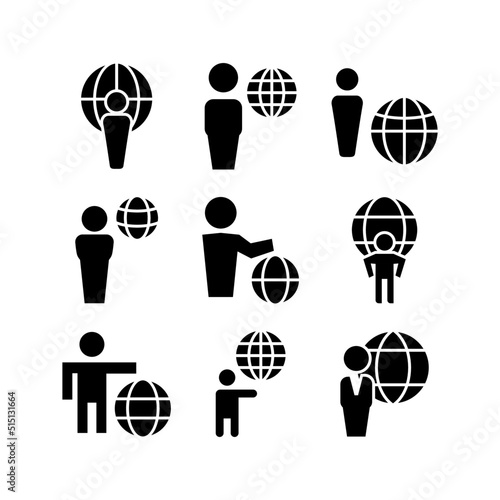 International business icon or logo isolated sign symbol vector illustration - high quality black style vector icons
