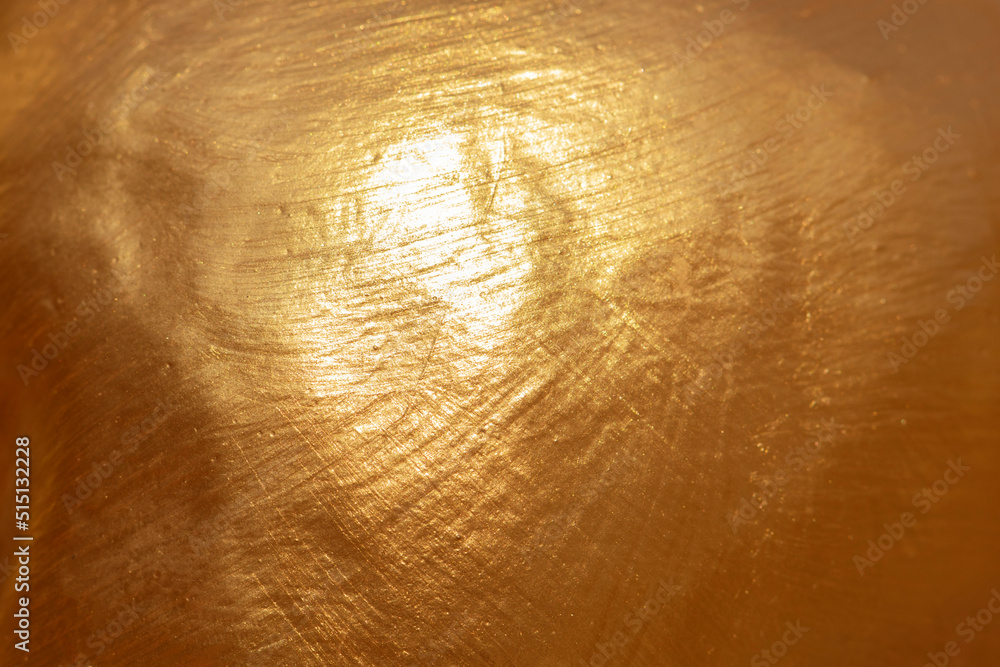 Fototapeta premium Gold background or texture and gradients shadow.