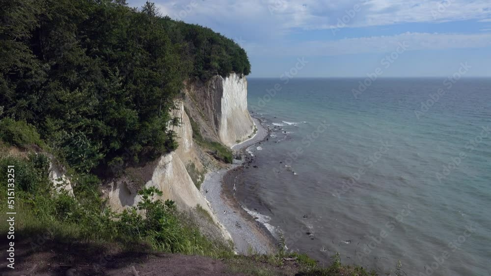 Kreideküste auf der Insel Rügen, Deutschland Kreideküste auf der Insel Rügen, Deutschland