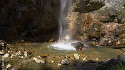 Waterfall Ugric, Vlasic mountain, Bosnia and Herzegovina - (4K) photo