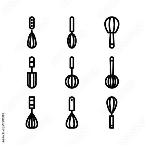 whisk icon or logo isolated sign symbol vector illustration - high quality black style vector icons 