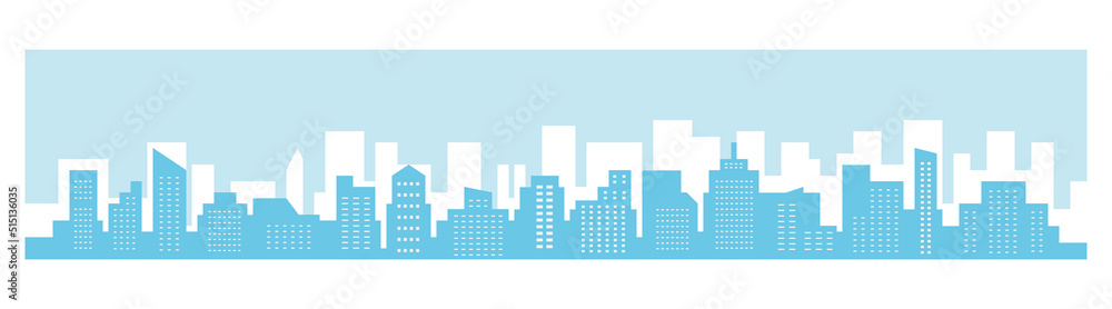 Obraz premium 街の風景のベクターイラスト