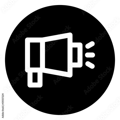 campaign glyph icon
