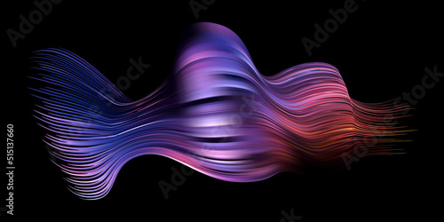 Fluffy bunch of blades of grass or hairs. Smear of dry paint, lines fluttering in the wind.