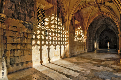 The Royal Cloister or King John I in Batalha monastery, Portugal