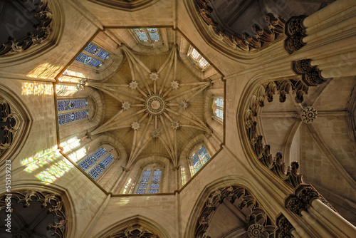 Photography The square Founder's Chapel in Batalha Monastery, Portugal