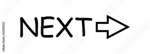 next icon for web mobile and business