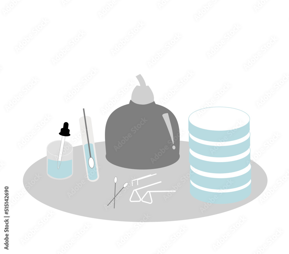 The equipment for pure culture technique to identified or detection that including